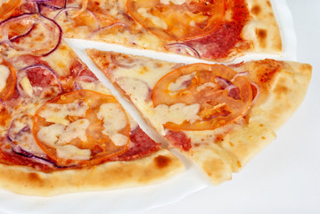 the pizza