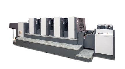 two-section offset printed machine