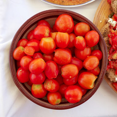 Small tomatoes bowl