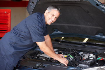 Mechanic at work