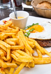 Egg and fries