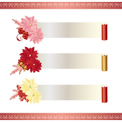 poinsettia banner
