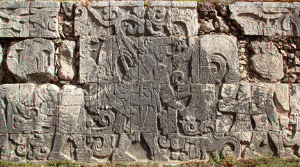 Chichen Itza hieroglyphics mayan pok-ta-pok ball court