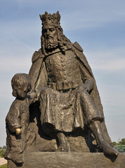 Niepołomice Poland - king monument