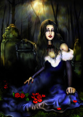 triste vampira © milenaVignali
