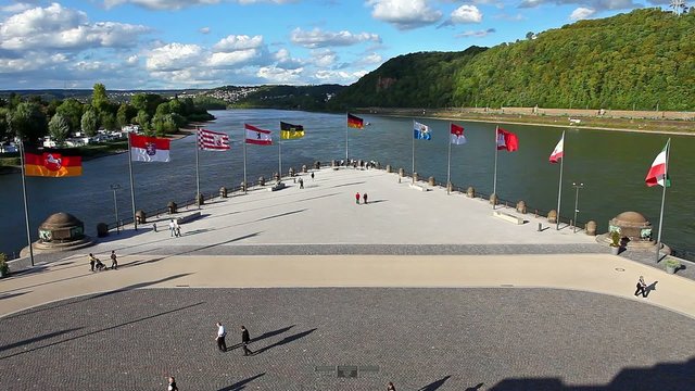 Deutsches Eck Timelapse