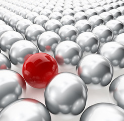 standing out of the crowd