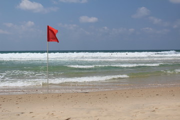 Beach Red Flag Warning System