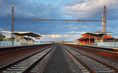 passenger train station