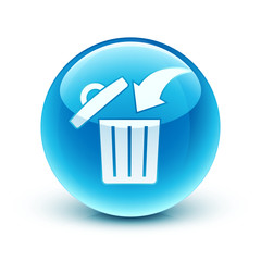 icône poubelle / garbage can icon