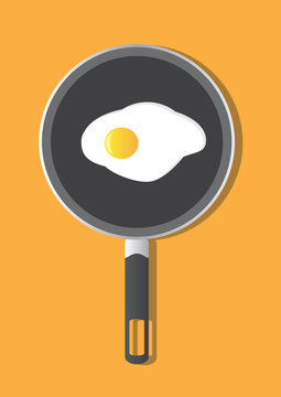 Pan with egg