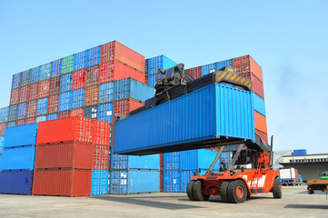Container forklift