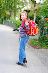 Auf dem Schulweg