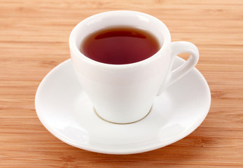 Cup  on wooden background