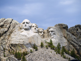 Mount Rushmore with faces of American Presidents Dakota - obrazy, fototapety, plakaty