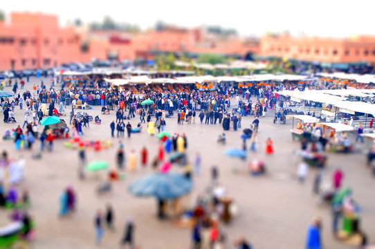 place march&eacute; tilt shift