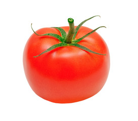 Tomato isolated on white background