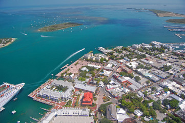 aerial view of key west - 35198804