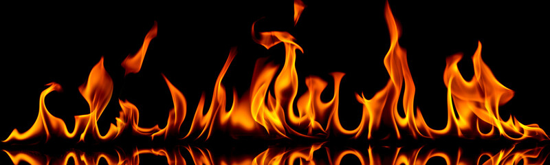 Fire and flames.