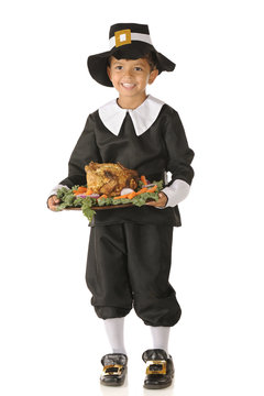 Happy Thanksgiving Pilgrim Boy