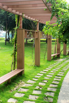 arc corridor in park