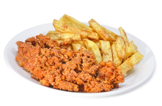 Zorza con patatas.