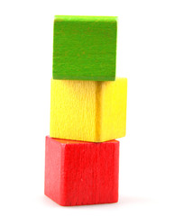 Wooden building blocks