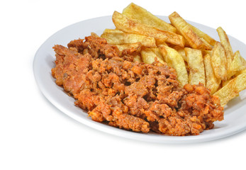 Picadillo de chorizo.
