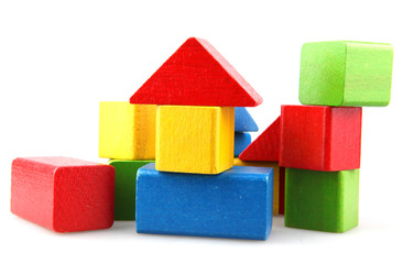 Wooden building blocks