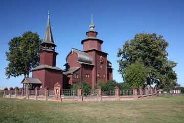 Russia. Wooden Church of St. John the Divine on Ishna.