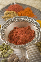 Red Indian spices, Tandoori Masala.
