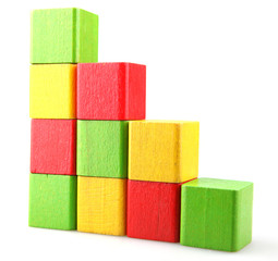 Wooden building blocks