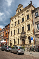 Dąmbski Palace in Toruń,Poland - obrazy, fototapety, plakaty
