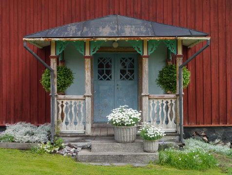 Hauseingang in Schweden