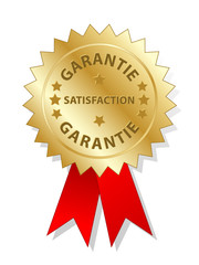 Tampon SATISFACTION GARANTIE (service clientèle qualité)