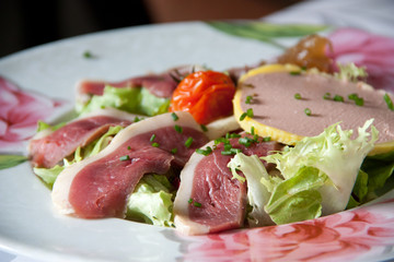 Assiette foie gras