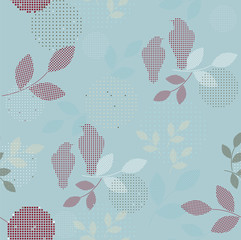 Floral seamless vector pattern