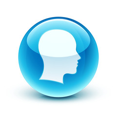 icône homme tête / men icon