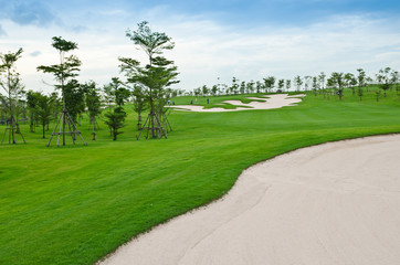 landscape of golf course