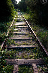 Fototapeta premium old railway