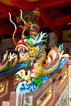 dragon in chinese temple