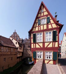 Obraz premium Malerwinkelhaus in Marktbreit