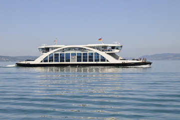 Autofähre Staad-Meersburg, Bodensee, Deutschland