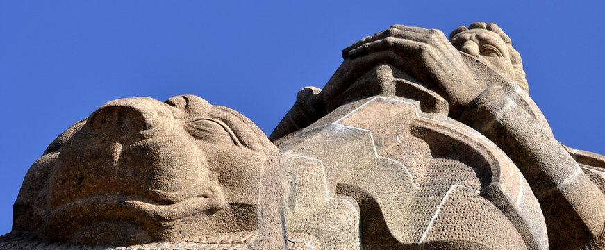 V&ouml;lkerschlachtdenkmal Leipzig Figuren