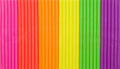 Rainbow colors plasticine texture