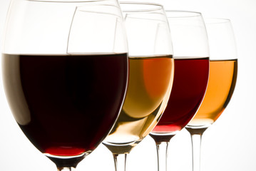 glasses of wine