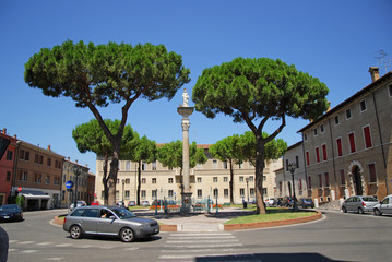 Ravenna, Dome square and  Archdiocese building