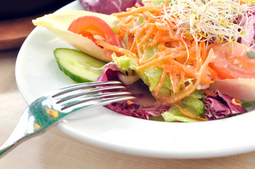 Salad colse-up