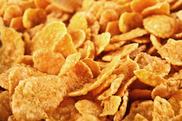 background of corn flakes