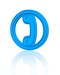 Obraz premium 3d Phone icon